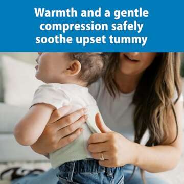 Dr. Brown's Infant Gripebelt Heated Belly Band, Soothe Baby's Tummy with Gentle Warmth and Compressi...