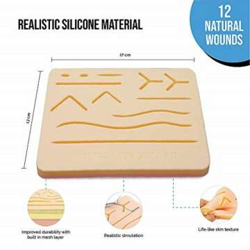Suture Practice Kit for Medical and Dental Students