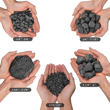 Skyflame Natural Lava Rock Granules for Fire Pits