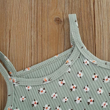 Toddler Baby Girl Flare Outfit Crop Top & Pants Set