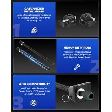 Orion Motor Tech Spring Compressor Tool Set for Vehicles