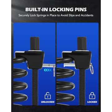 Orion Motor Tech Spring Compressor Tool Set for Vehicles