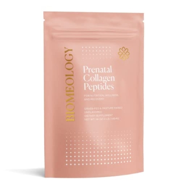 Biomeology Prenatal Collagen Peptides - Grass-Fed Collagen Protein, with Glycine & Amino Acids for P...