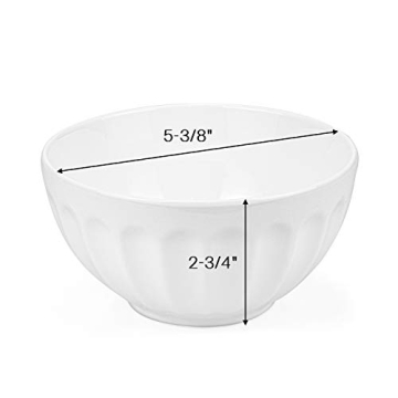 Foraineam 6-Piece Porcelain Bowls Set for Soup and Cereal