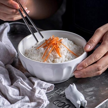 Foraineam 6-Piece Porcelain Bowls Set for Soup and Cereal