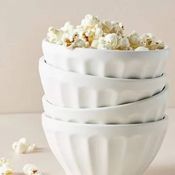 Foraineam 6-Piece Porcelain Bowls Set for Soup and Cereal