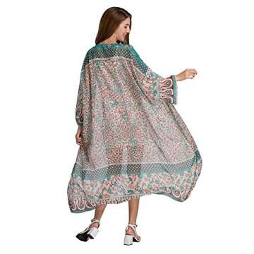 Stylish Zoye Chen Floral Kimono Cover Up for Women