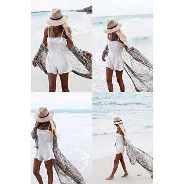 Stylish Zoye Chen Floral Kimono Cover Up for Women