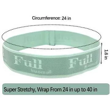 Siaomo Bed Sheet Organizer Bands, Sheet Set Storage Label Bands, Elastic Bedding Sheet Straps Wraps for Organizing Linen Closet （Full 4PCs | Green）