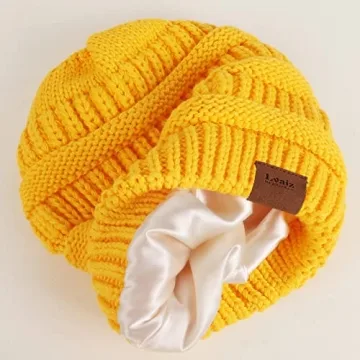 Kids Satin Lined Winter Hat Perfect for Warmth and Style