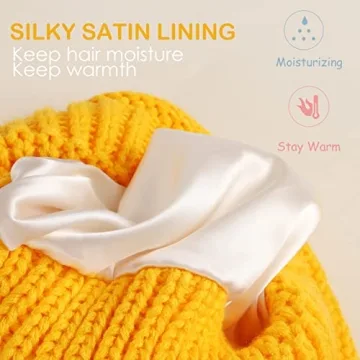 Kids Satin Lined Winter Hat Perfect for Warmth and Style