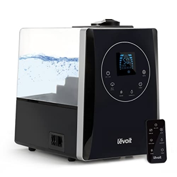 LEVOIT LV600HH 6L Warm and Cool Mist Ultrasonic Humidifier, Rapid Humidification for Bedroom Large R...