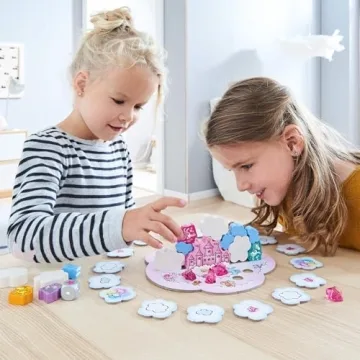 HABA Unicorn Glitterluck Cooperative Kids Board Game for Ages 4-8