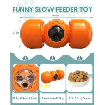 LIBBEPET Indestructible Treat Dispensing Dog Toys