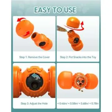 LIBBEPET Indestructible Treat Dispensing Dog Toys
