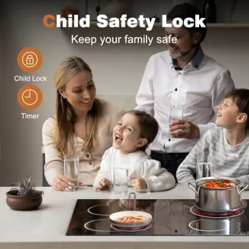 Nefaracy 30 Inch Electric Cooktop with 4 Burners