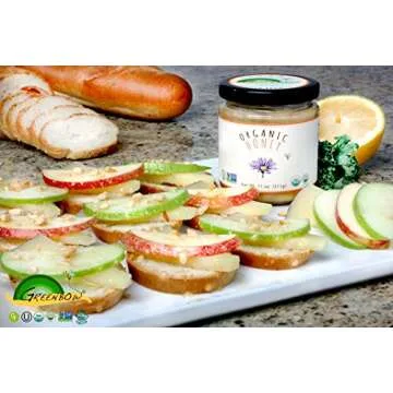 GREENBOW Organic Honey - 100% USDA Certified Organic, Halal, Non-GMO, Gluten Free, Organic Honey - Whole Food Organic Honey – 11oz (311g)