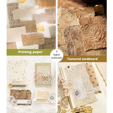 Kattone 168Pcs Premium Scrapbook Paper Set for Creativity