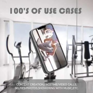 Silicone Phone Sticky Grip, Suction Phone Case Mount for iPhone and Android, Hands-Free Sticky Cell Phone Grip, Mobile Fidget Mirror Holder for Selfies and Videos