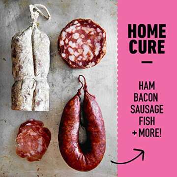 Wishful Curing Salt #1 [2.5 lbs bag] Pink Curing Salt, Prague Powder 1, 6.25% Sodium Nitrite "Insta Cure" for Game, Bacon, Sausage, Ham, Jerky Cure, Corned Beef, Quick, Bulk, Made in USA