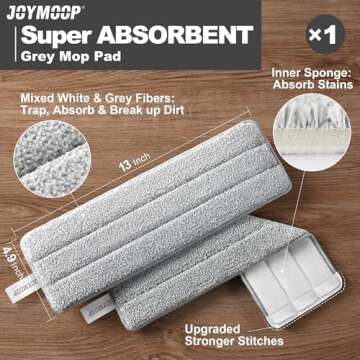 Effortless JOYMOOP Mop and Bucket System for Easy Cleaning
