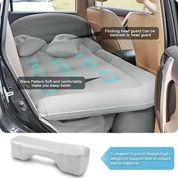 ISWEES SUV Air Mattress with Electric Pump & Pillows