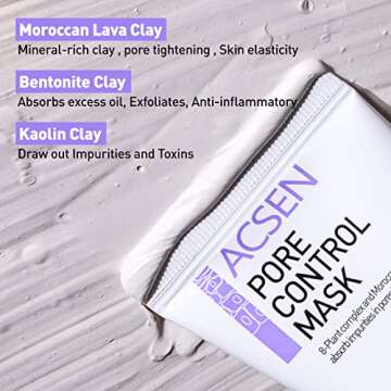 TROIAREUKE ACSEN Pore Control Mask (1.69 Fl.Oz. (2026.03.06))