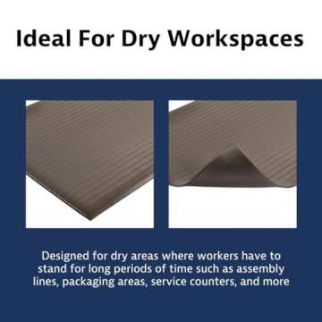 Notrax 410 Airug® Anti Fatigue Mat for Workplace Comfort