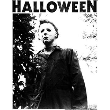 American Classics Halloween Scary Horror Slasher Movie Franchise Michael Meyers Adult T-Shirt - Whit...