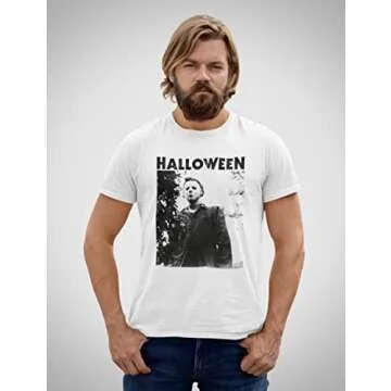 Halloween Scary Horror Slasher Movie T-Shirt - 100% Cotton Comfort