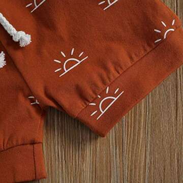 CIYCUIT 2Pcs Baby Boy Summer Clothes Boho Sunshine Printed Tank Top Shorts Set Brown 6-12 Months