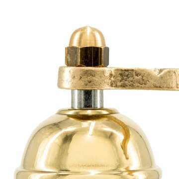 Alexander Home Greek Salt Mill 8 Inch Crank - Elegant Grinder