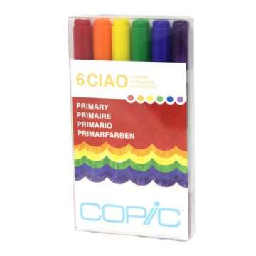 Copic Ciao Marker Set 6 Primary