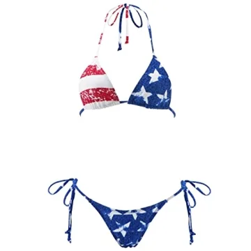 Sizzle in the SHERRYLO American Flag Bikini for Women