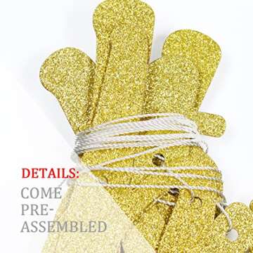 Husbands to Be Banner, Gay Wedding Shower, Engagement, Bachelor Party Sign Decorations Supplies, Mr & Mr, EnGAYged Bunting Garland, Pre-Strung, Gold Glitter