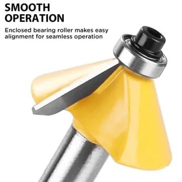 KOWOOD 35-Piece Router Bit Set for Precision Woodworking