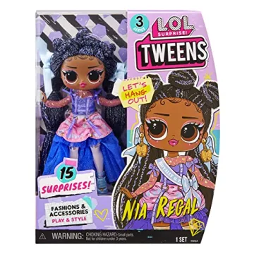 L.O.L. Surprise Tween Nia Regal Doll with 15 Surprises