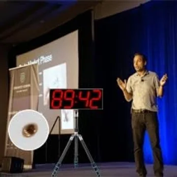 Smart Oversize LED Wall Clock with Countdown Feature