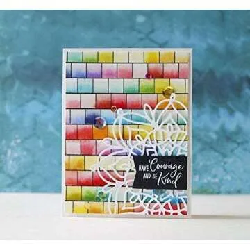 Waffle Flower Clear Stamps - Color Swatches for Art & Crafts