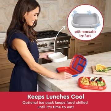 Bentgo Kids Chill Lunch Box - Leak-Proof & Fun Bento Solution