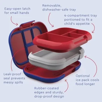 Bentgo Kids Chill Lunch Box - Leak-Proof & Fun Bento Solution