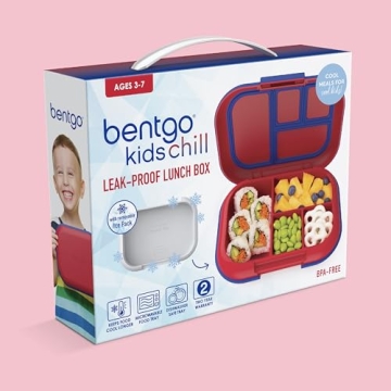 Bentgo Kids Chill Lunch Box - Leak-Proof & Fun Bento Solution
