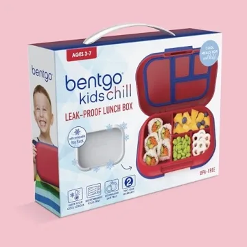 Bentgo Kids Chill Lunch Box - Leak-Proof & Fun Bento Solution