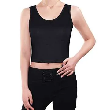8 Pcs Women Basic Crop Tank Tops for Summer Style
