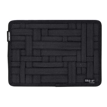 Cocoon CPG8BK GRID-IT!® Accessory Organizer - Medium 10.5" x 7.5" (Black)