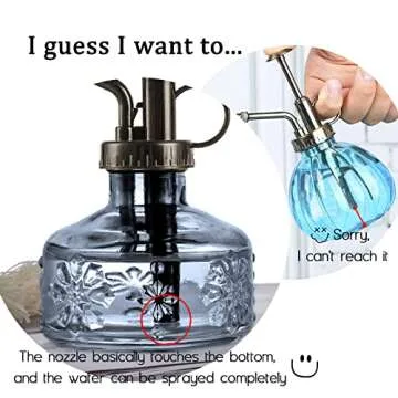 XXXFLOWER Glass Plant Mister for Indoor Plant Care