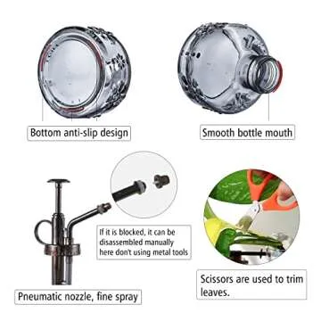 XXXFLOWER Glass Plant Mister for Indoor Plant Care