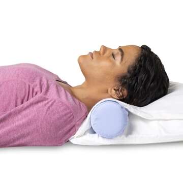 OPTP The Original McKenzie Cervical Roll, 20" Neck Support Pillow to Relieve Neck and Back Pain - Round Pillow for Improved Sleeping Support and Cervical Pain Relief - Made in The USA