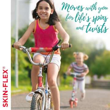 Band-Aid Skin-Flex Adhesive Bandages, Waterproof Comfort