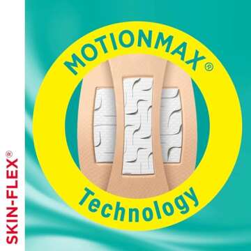 Band-Aid Skin-Flex Adhesive Bandages, Waterproof Comfort